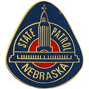 Nebraska State Patrol NE NESP highway police PATCH LAPEL PIN